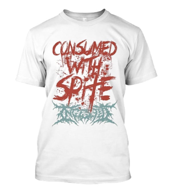 Ingested Consumed With Spite Metal Music Band Typography T-Shirt