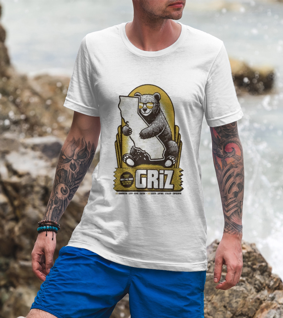 GRiZ November 7-8 2025 The Fox Theater Oakland California Bear T-Shirt