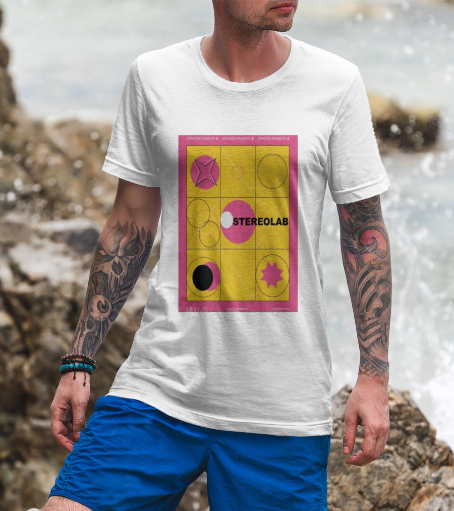 Hypnosis Presenta Stereolab Mexico 13.11.25 Foro Indie Rocks Escuela De Aviacion T-Shirt