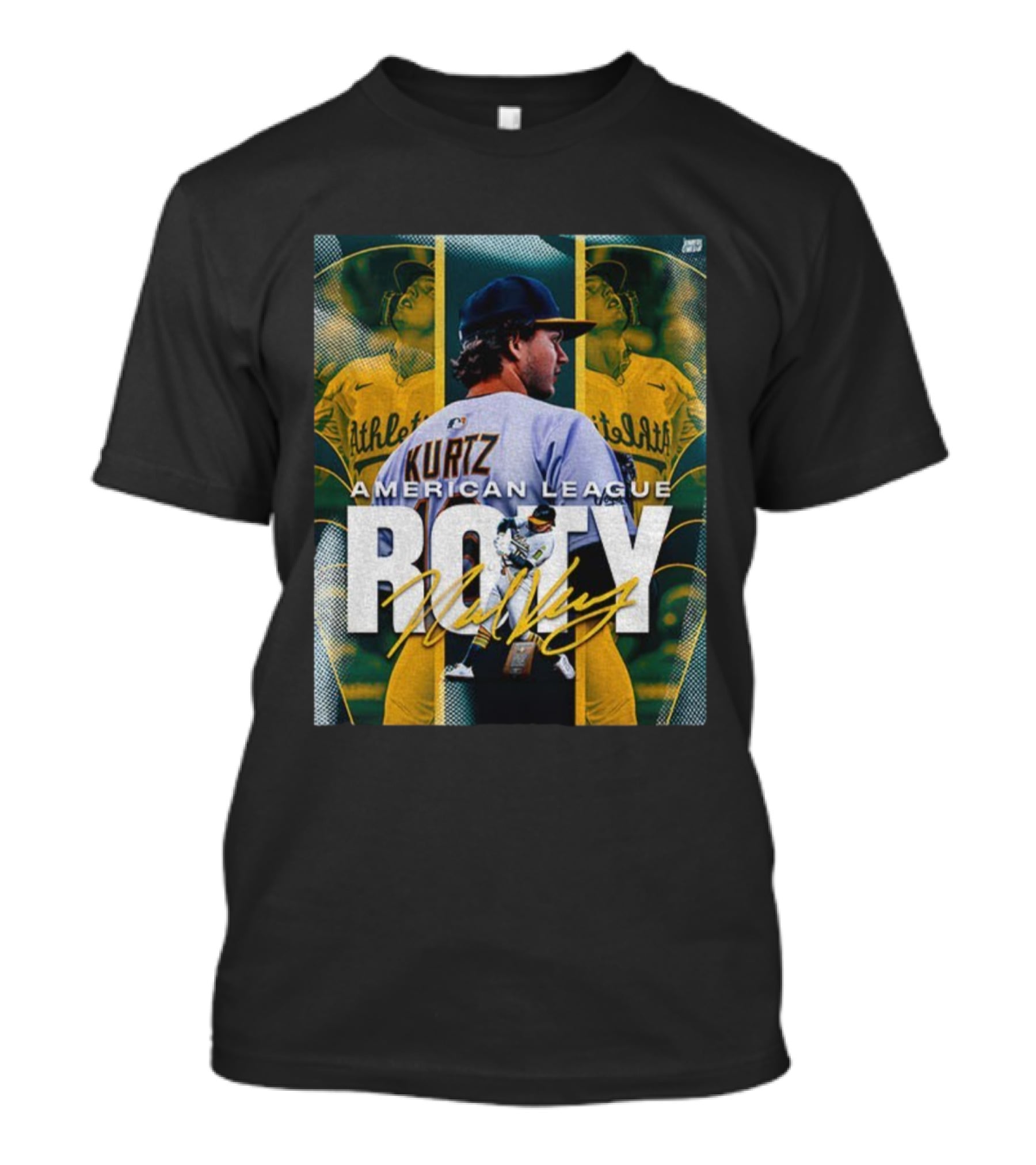 Kurtz American League ROTY Athletics Signature T-Shirt