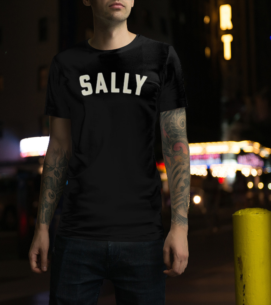 Role Model Sally Felt Applique Lettering T-Shirt