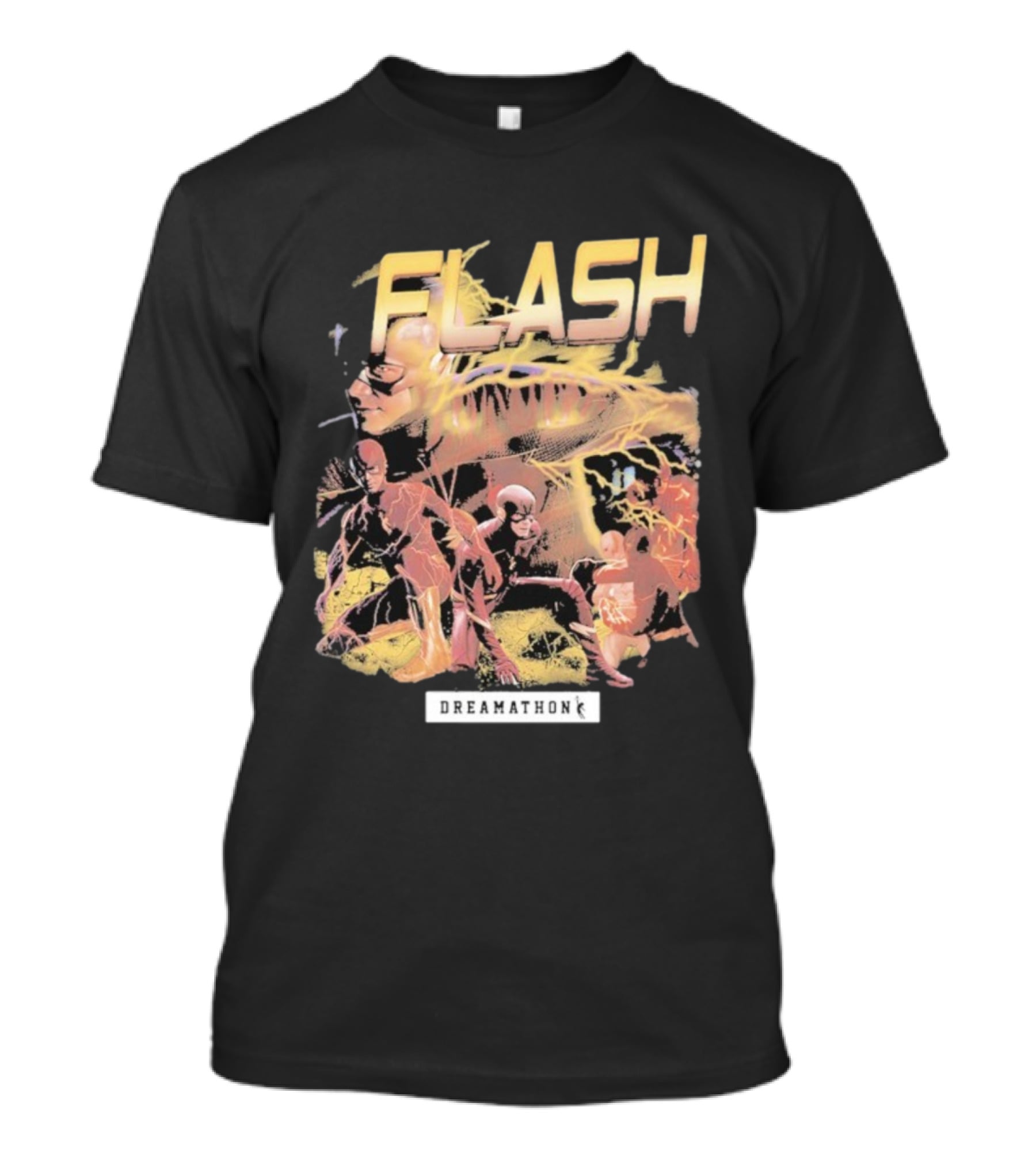 Flash Dreamathon Comic Heroes Lightning Collaboration T-Shirt