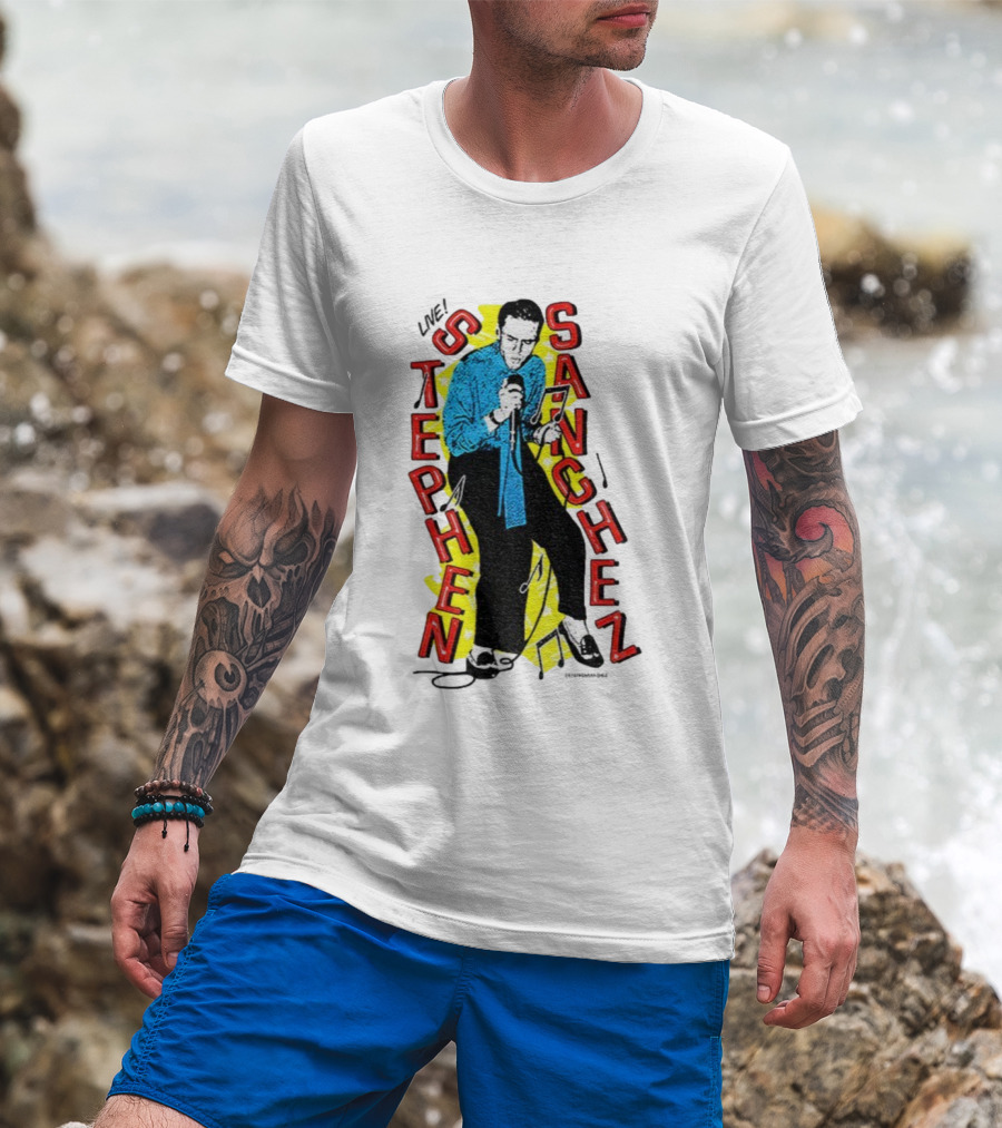 Stephen Sanchez Retro Music Performance Stephen Sanchez The Connie Co Show T-Shirt