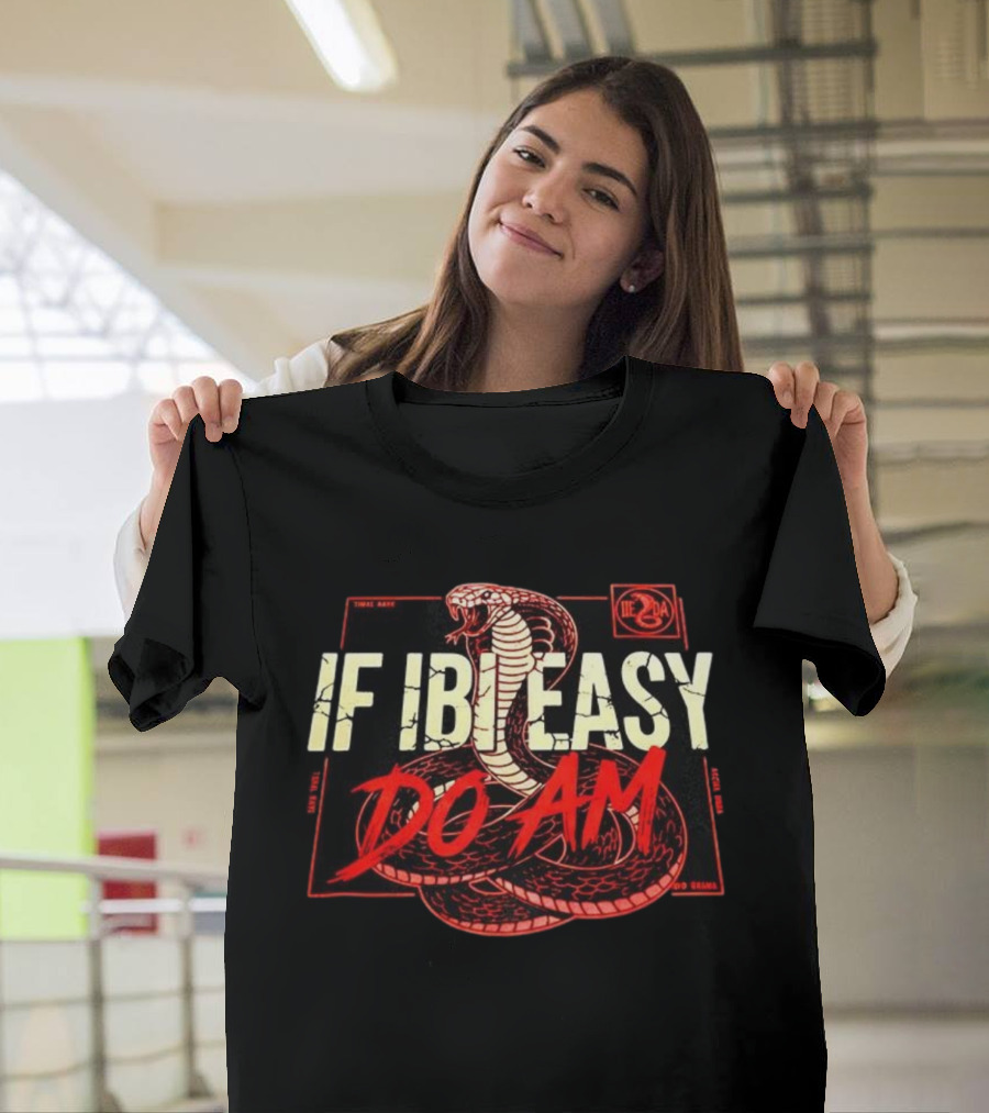 If IbI Easy Do Am Snake Illustration T-Shirt