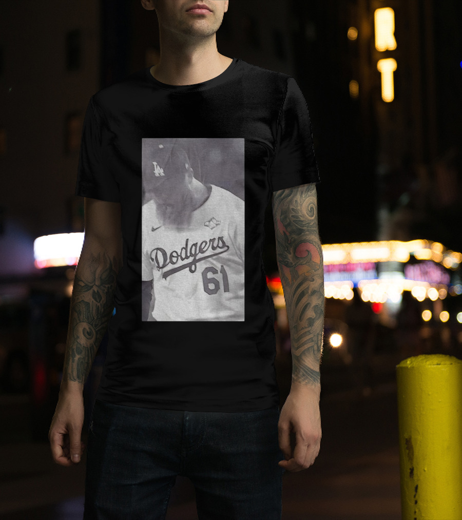 Will Klein 61 Los Angeles Dodgers MLB Baseball Vintage 2025 Commemorative Apparel T-Shirt