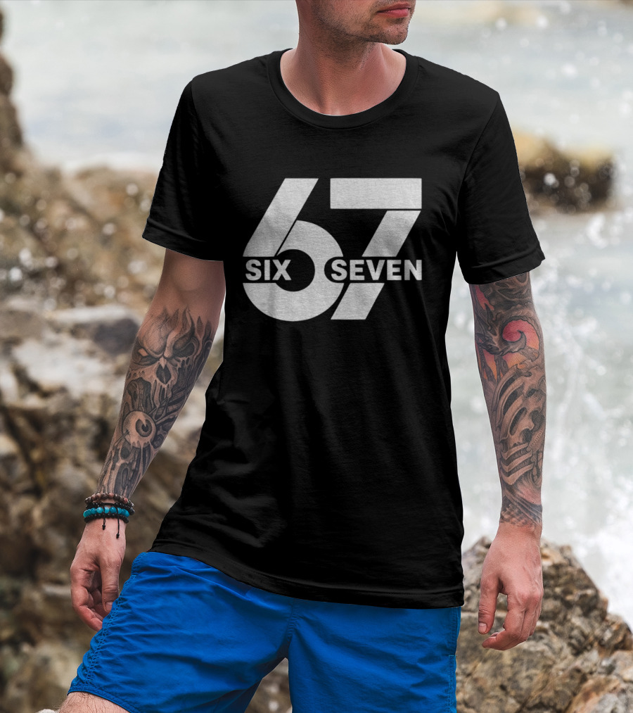 Six Seven 67 Meme Trendy Design T-Shirt