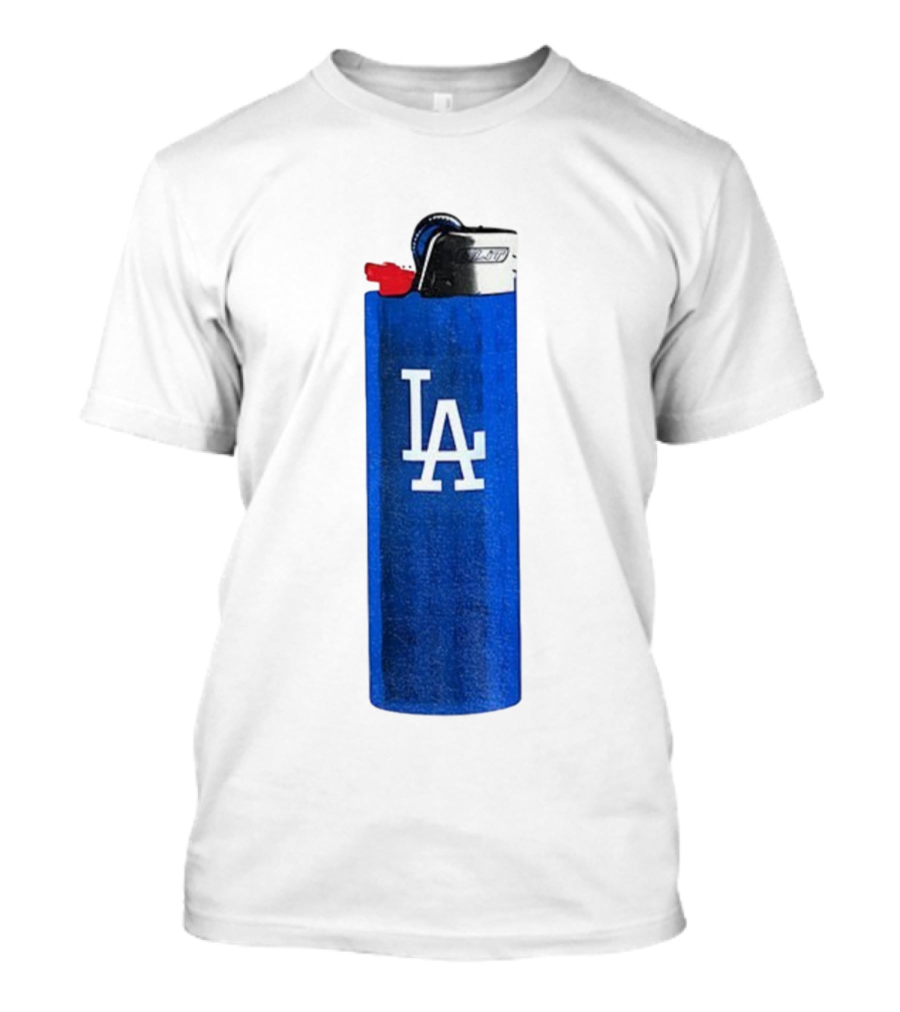 Los Angeles Dodgers MLB Baseball LA Blue Lighter T-Shirt