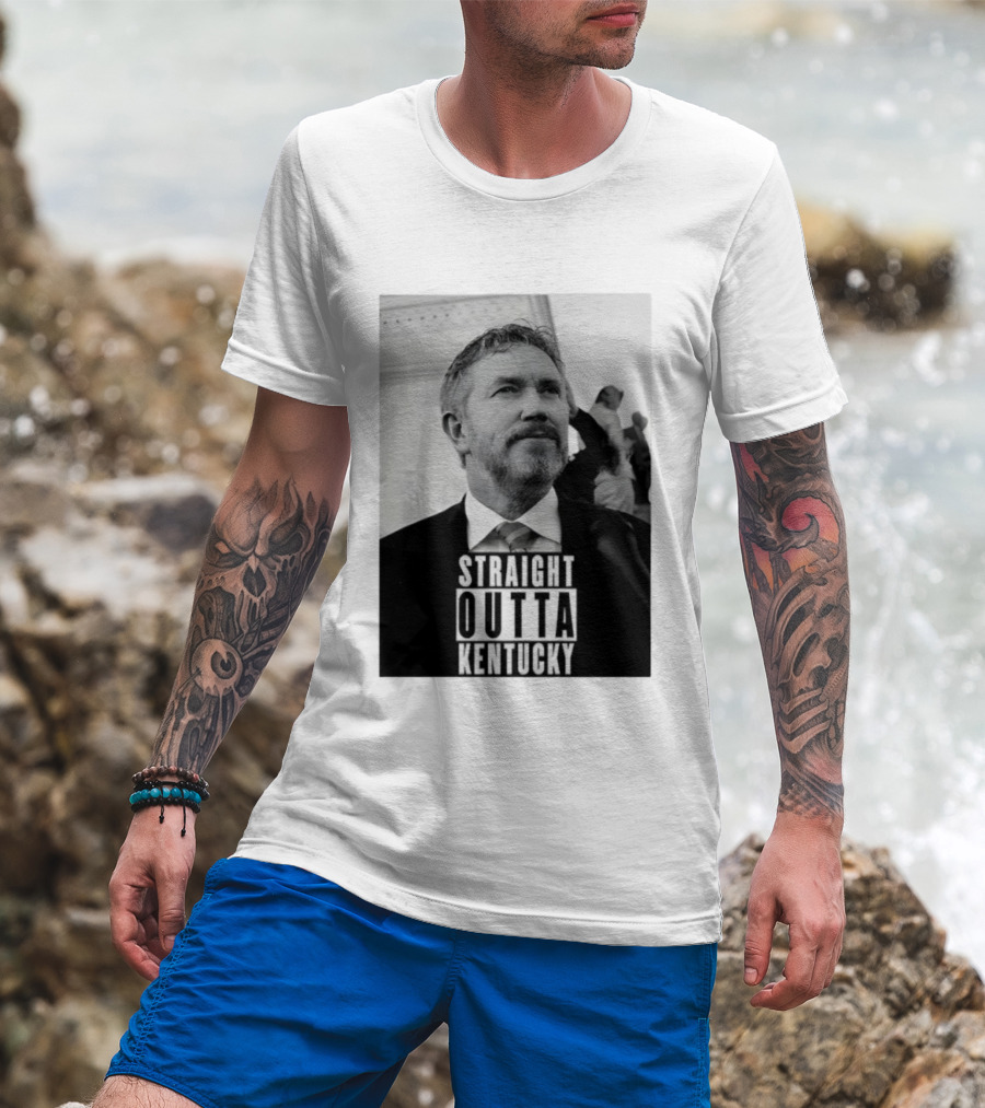 Straight Outta Kentucky Thomas Massie 2025 T-Shirt