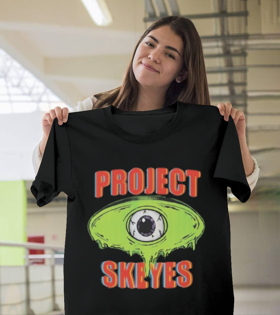 Project Skeyes Groovy Society Eye Motif T-Shirt