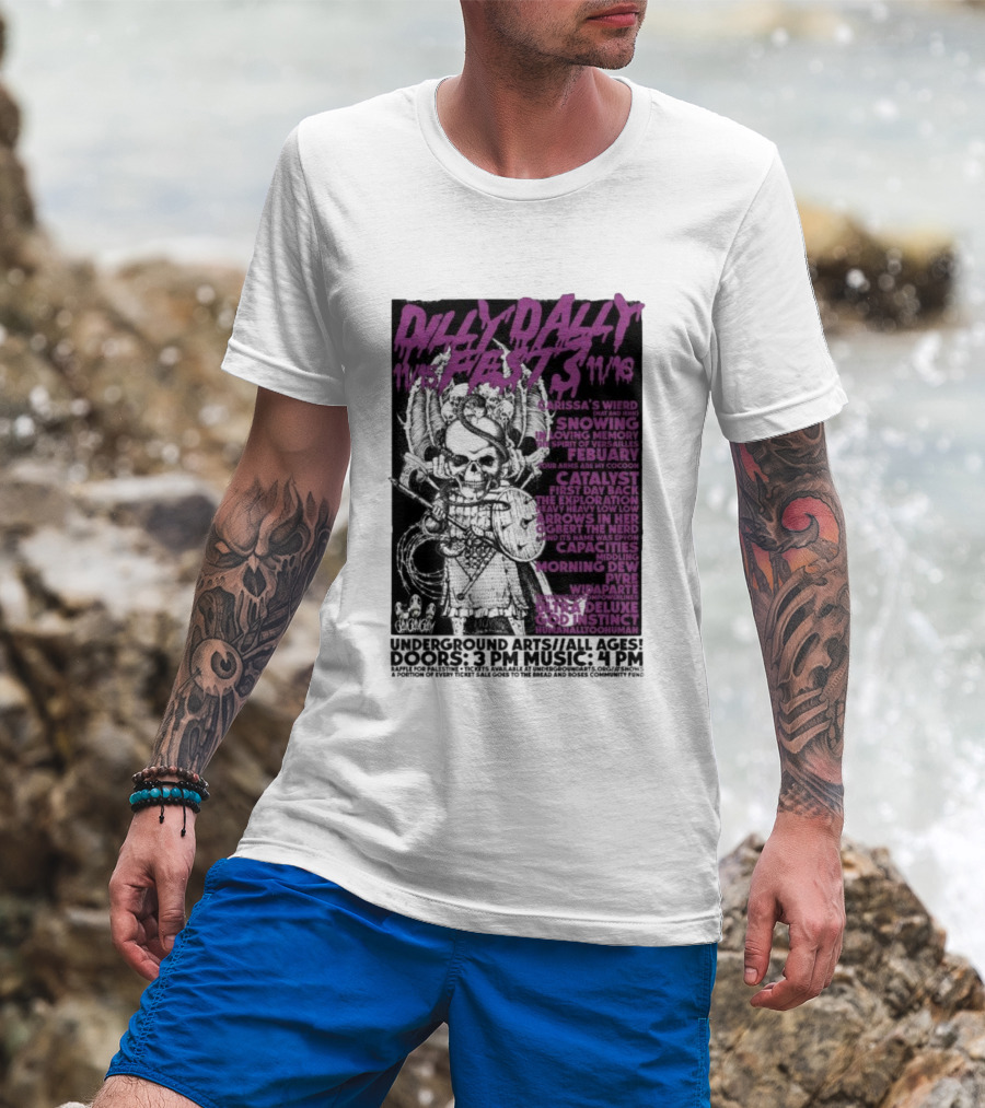 Dilly Dally Fest 2025 Philadelphia Featuring Carissa's Wierd Snõõwing And More T-Shirt