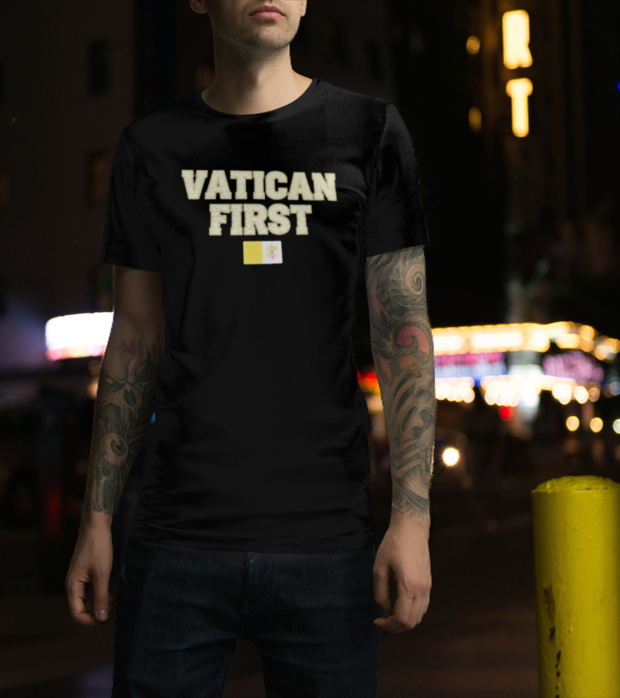 Vatican First Flag Bold Statement T-Shirt
