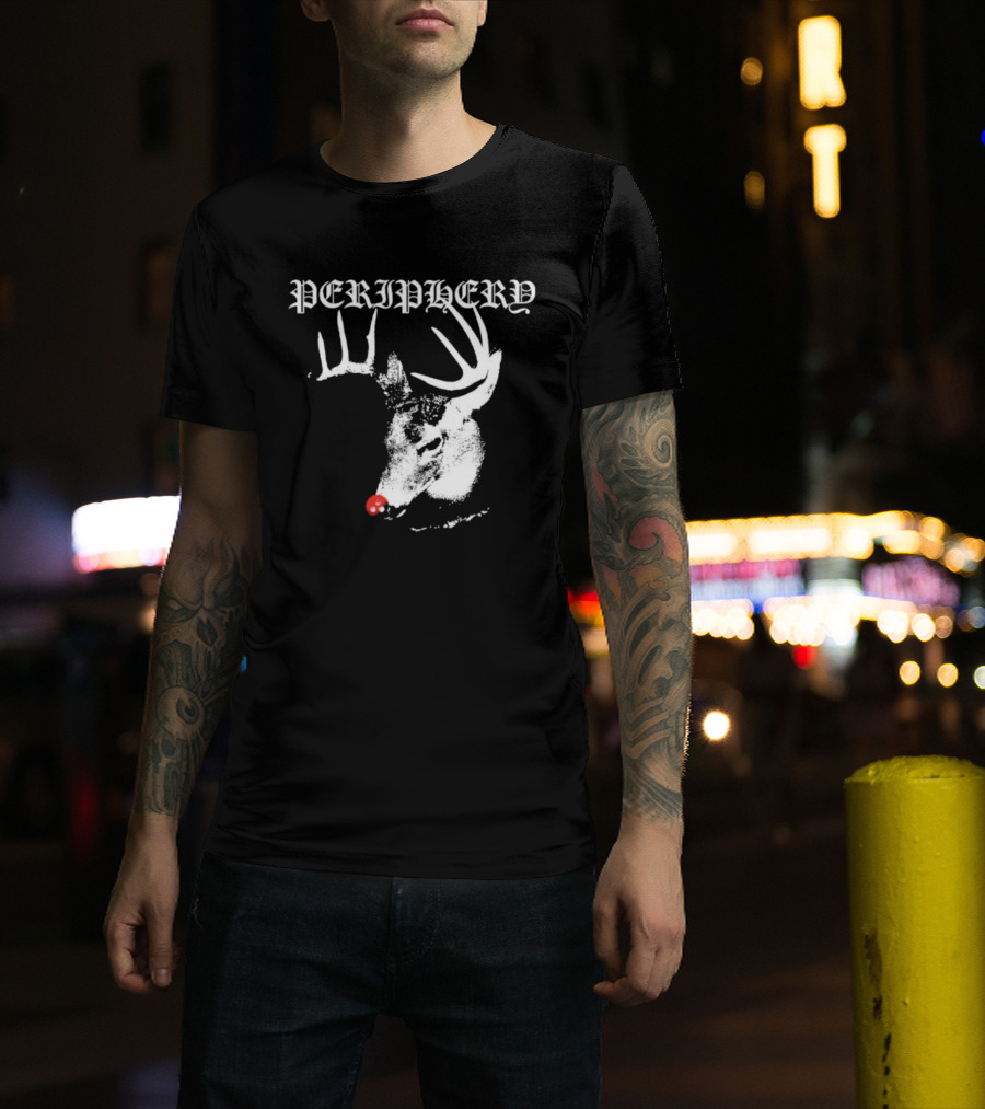 Periphery Rudolph Reindeer Christmas Design T-Shirt