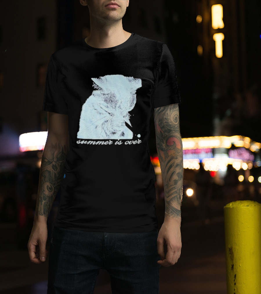 Will Mahony Summer Is Over Cat T-Shirt