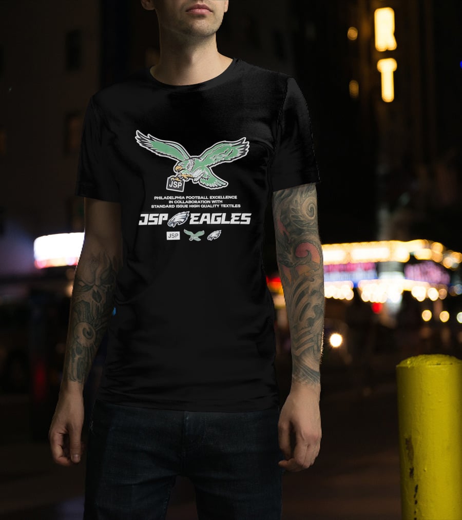 JSP Standard Issue Philadelphia Eagles Fly Fight Win T-Shirt