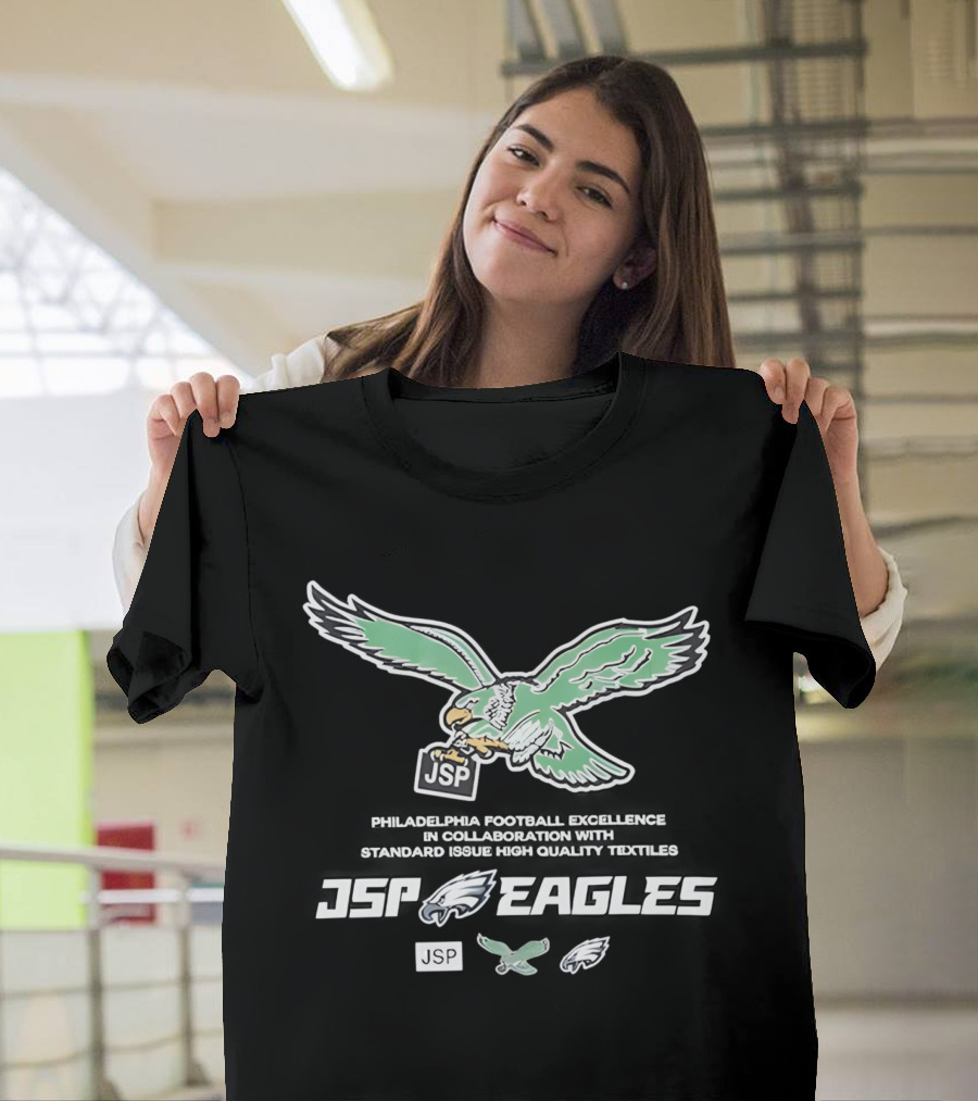 JSP Standard Issue Philadelphia Eagles Fly Fight Win T-Shirt
