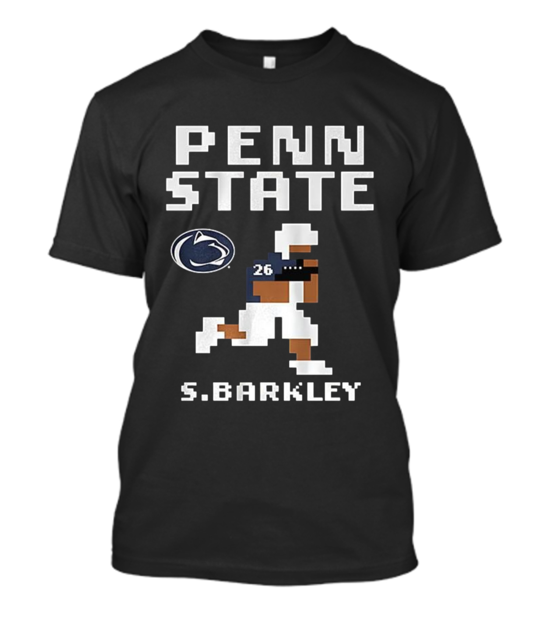 Penn State Saquon Barkley 8 Bit Style Nittany Lions Retro T-Shirt