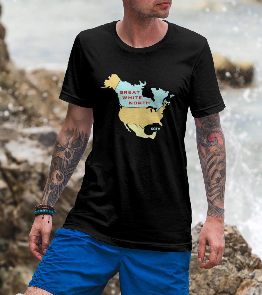 SCTV Great White North Map T-Shirt