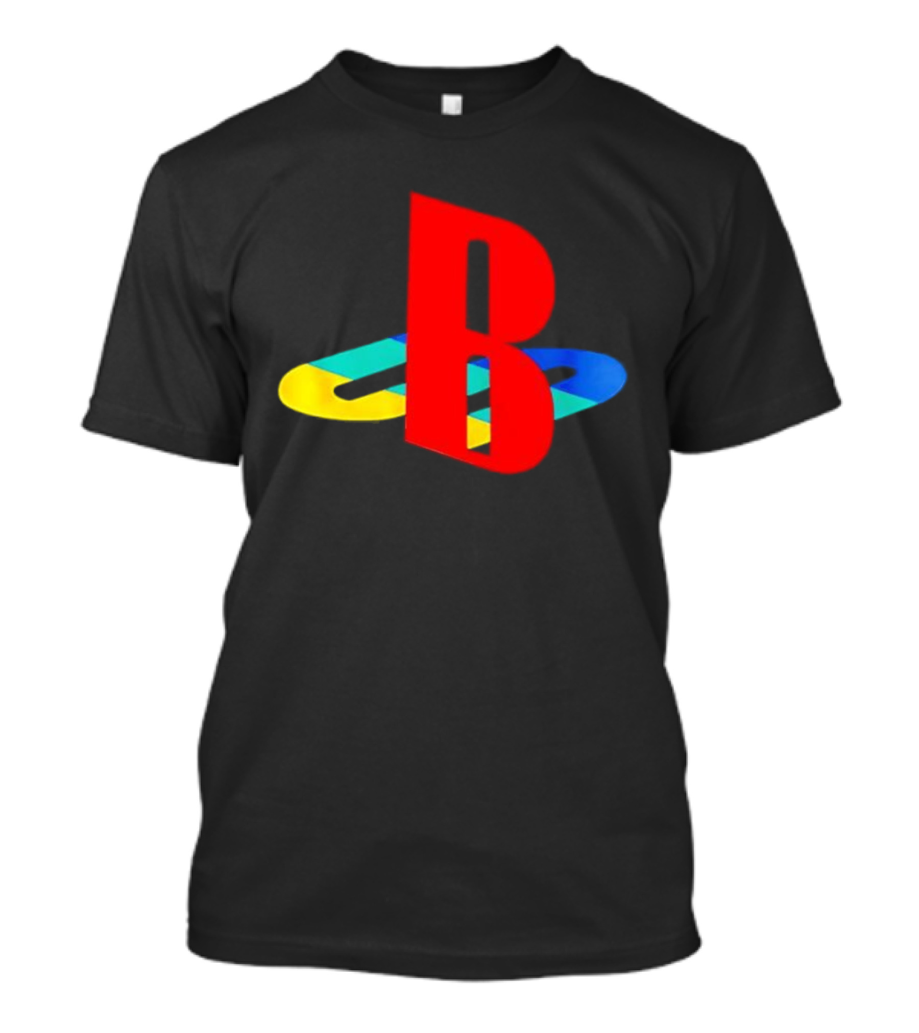The StepBros 3 Deluxe Edition PlayStation Inspired B Logo T-Shirt