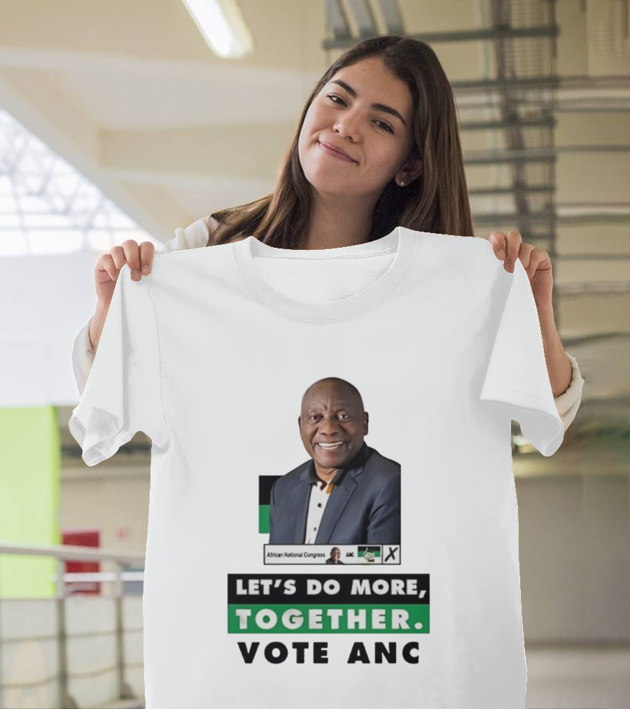 African National Congress Let's Do More Together Vote ANC T-Shirt