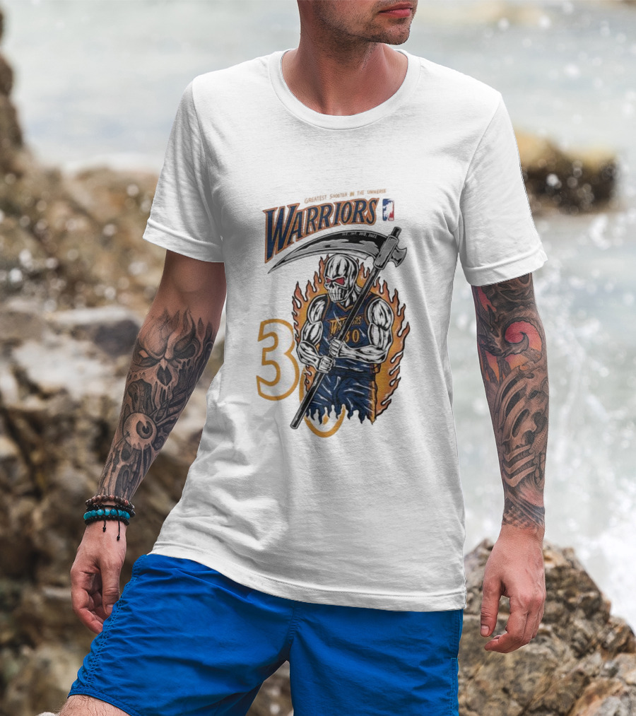 Warriors Greatest Shooter Universe Warren Lotas Reaper 30 T-Shirt