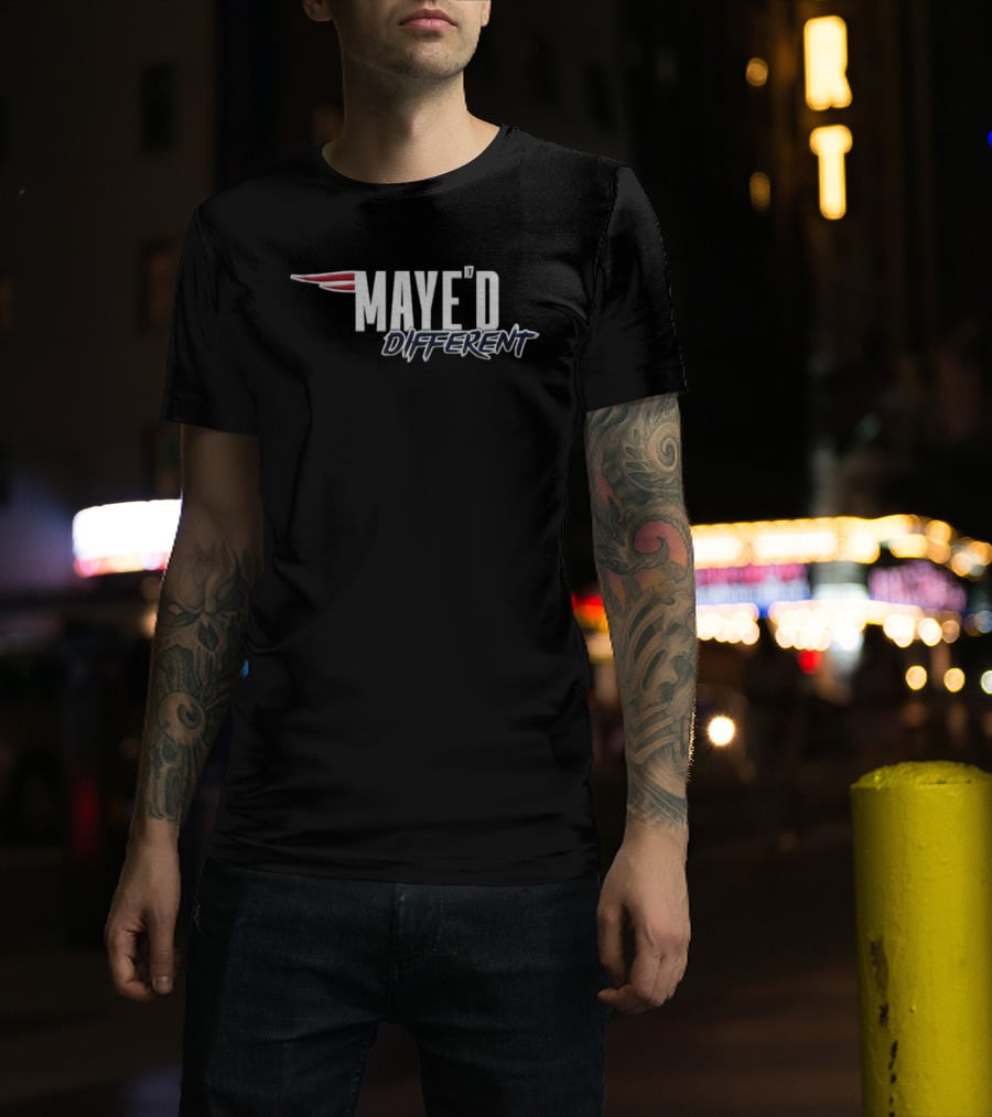 Maye'd Different Drake Maye New England Patriots NFL Football 2025 T-Shirt
