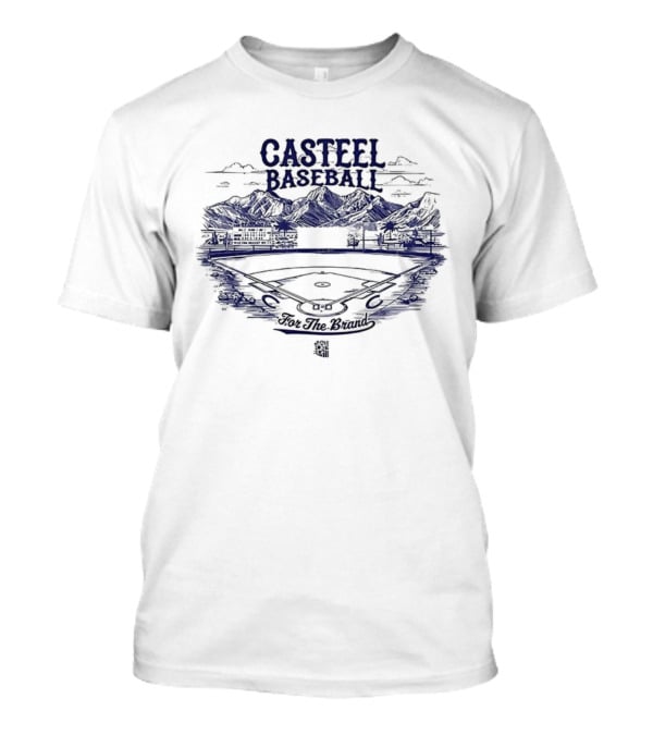 Casteel Baseball For The Brand Field 2023 Playball Catch T-Shirt