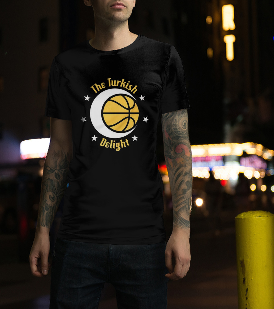 Houston Rockets The Turkish Delight Basketball Crescent Moon And Stars T-Shirt