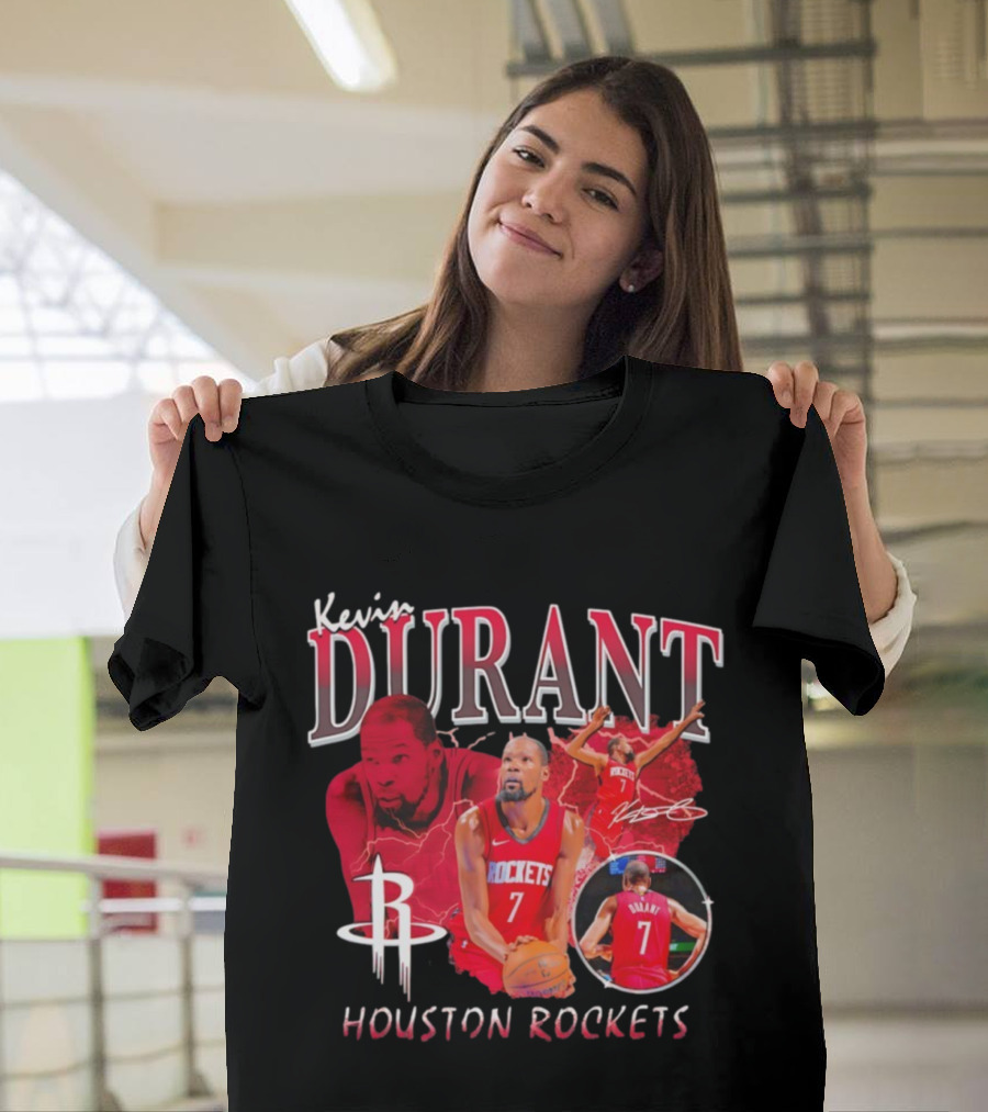Kevin Durant Rockets 7 Basketball Player Houston T-Shirt