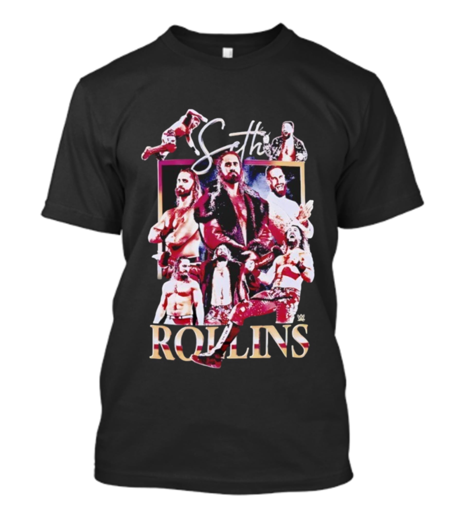 Seth Rollins WWE Superstar Collage T-Shirt