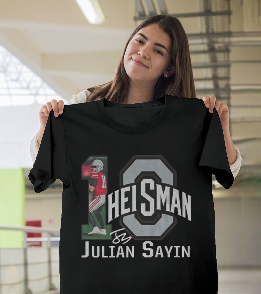 Ohio State Buckeyes Julian Sayin 2025 Heisman OSU Football Signature T-Shirt