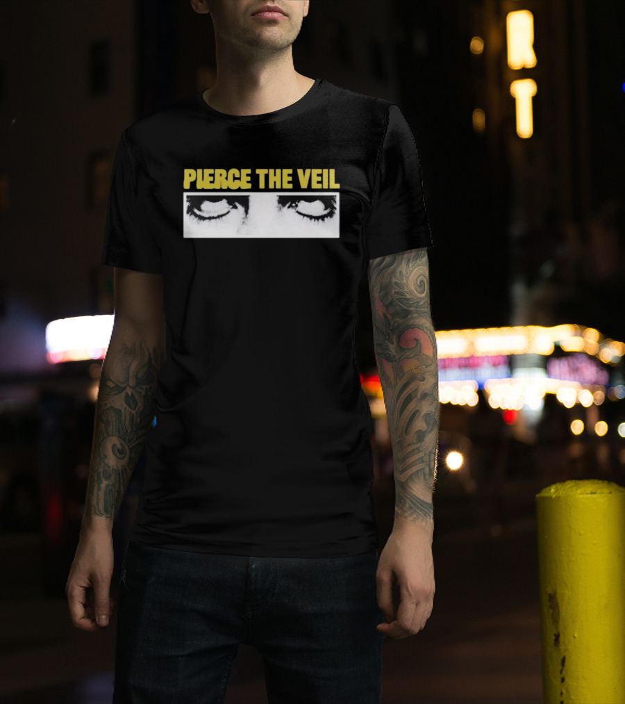 Pierce The Veil Eye Box Eyes Closed Band Merch T-Shirt