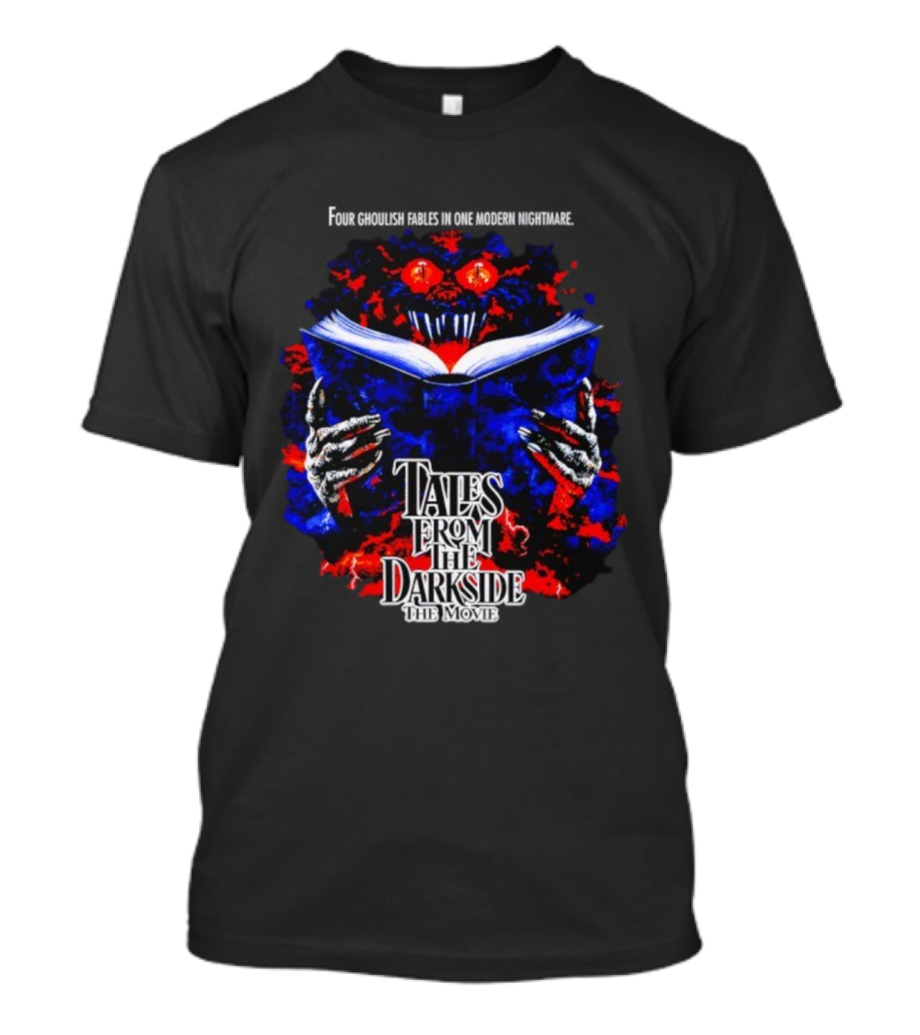 Tales From The Darkside The Movie Horror Creature With Book And Red Eyes T-Shirt