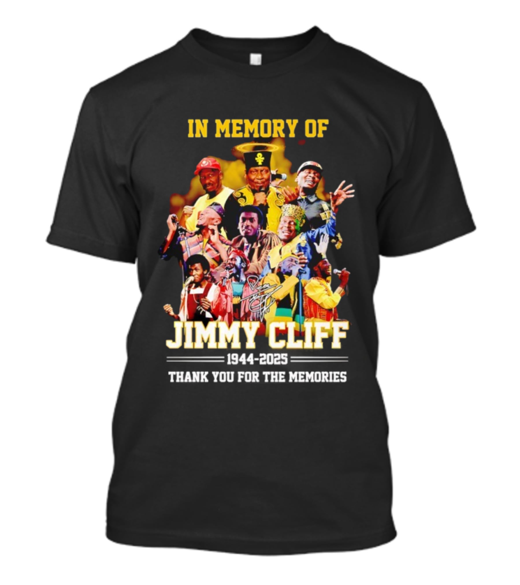 Jimmy Cliff 1944 2025 Thank You For The Memories T-Shirt