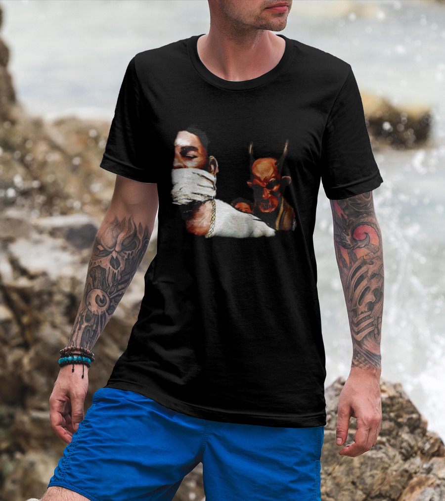 The Uncomfortable Truth Ransom Conductor Williams Devil On Shoulder Artwork T-Shirt