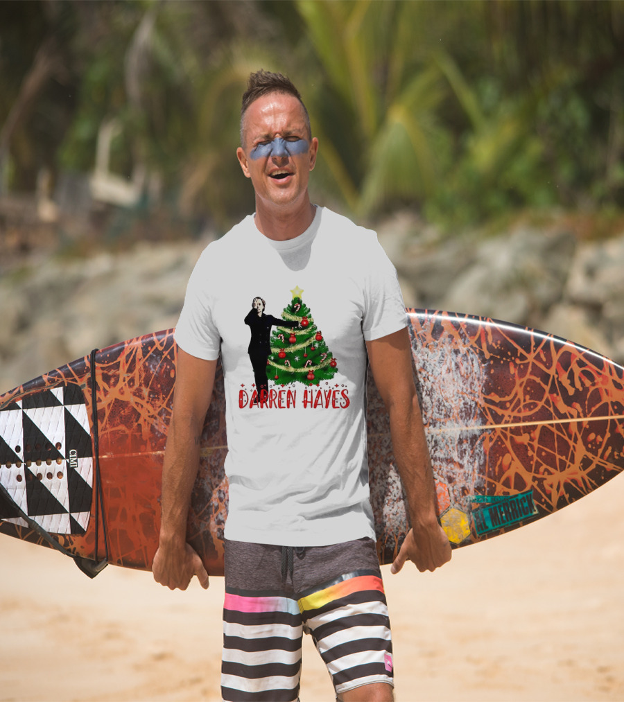 Darren Hayes Christmas Tree Candy Cane Star Holiday T-Shirt