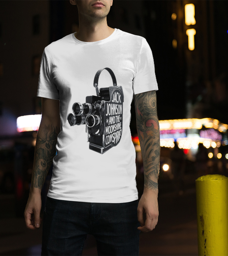 Jack Johnson And The Moonshine Conspiracy Bolex Camera T-Shirt