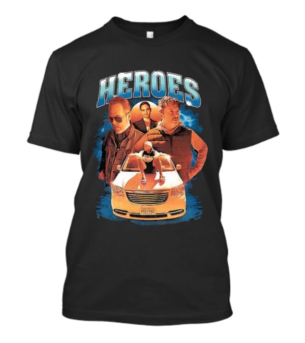 Heroes Pre-Inc Car Scene Trio T-Shirt