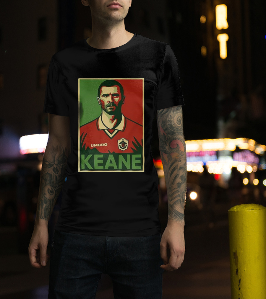 Roy Keane Umbro Football Icon T-Shirt
