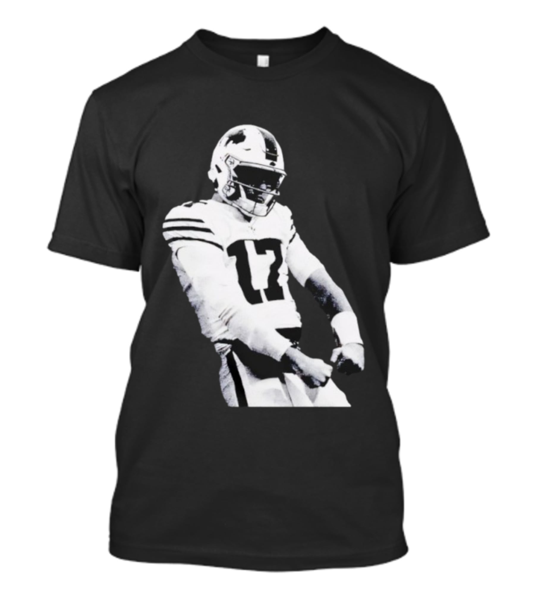 Buffalo Bills Flex Hey-ey-Ey-ey Number 17 Football Celebration T-Shirt