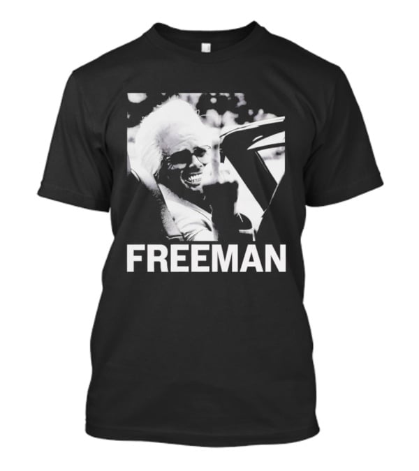 FREEMAN Smiling Iconic Black And White Face T-Shirt