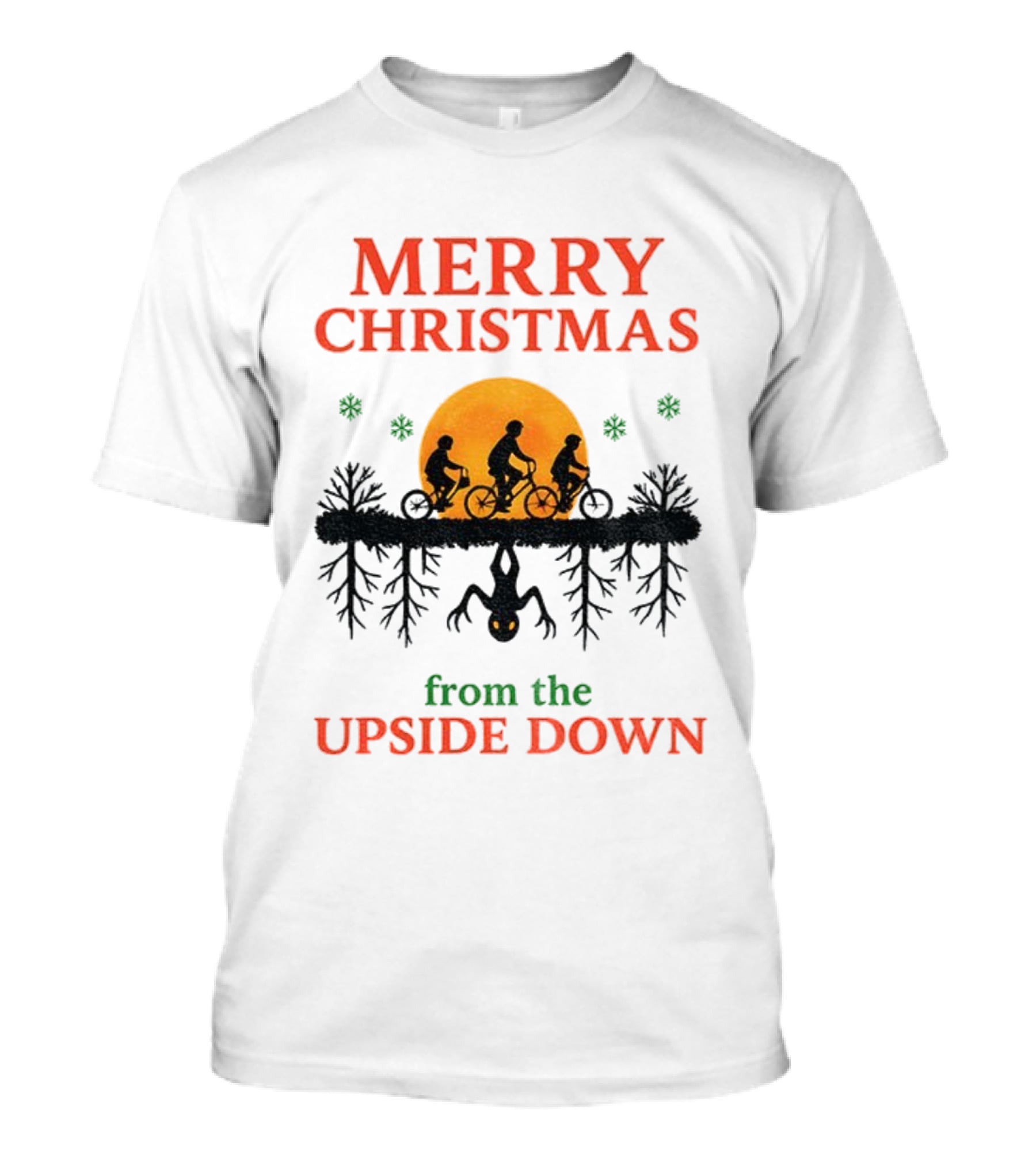 Merry Christmas From The Upside Down Stranger Things T-Shirt