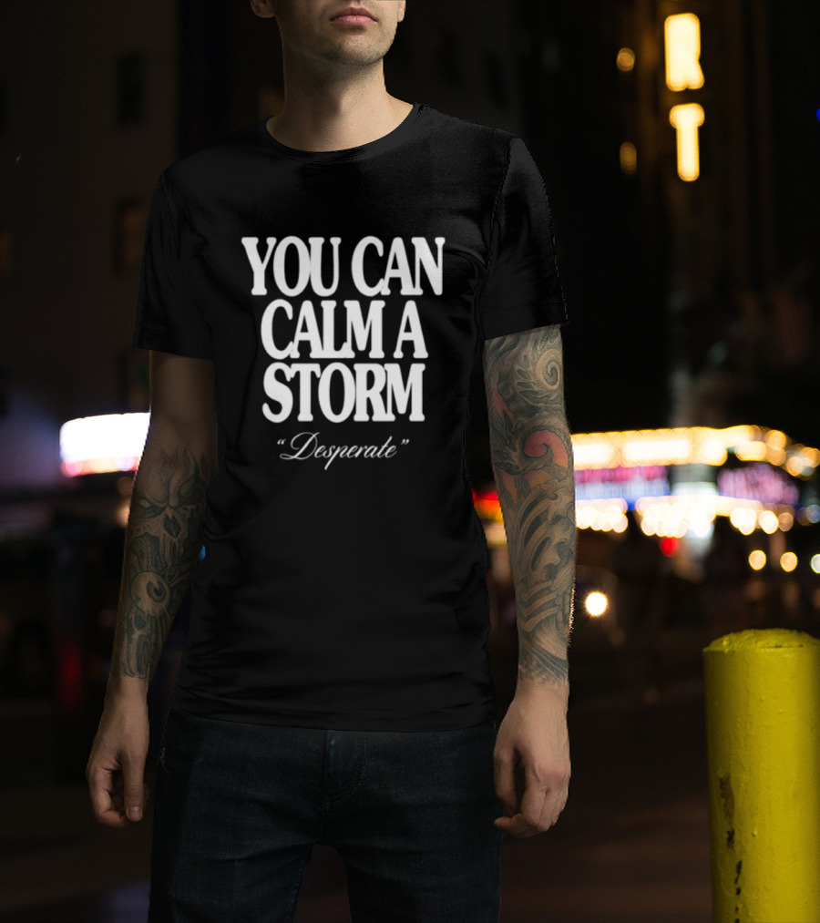 You Can Calm A Storm Desperate Jamie Macdonald T-Shirt