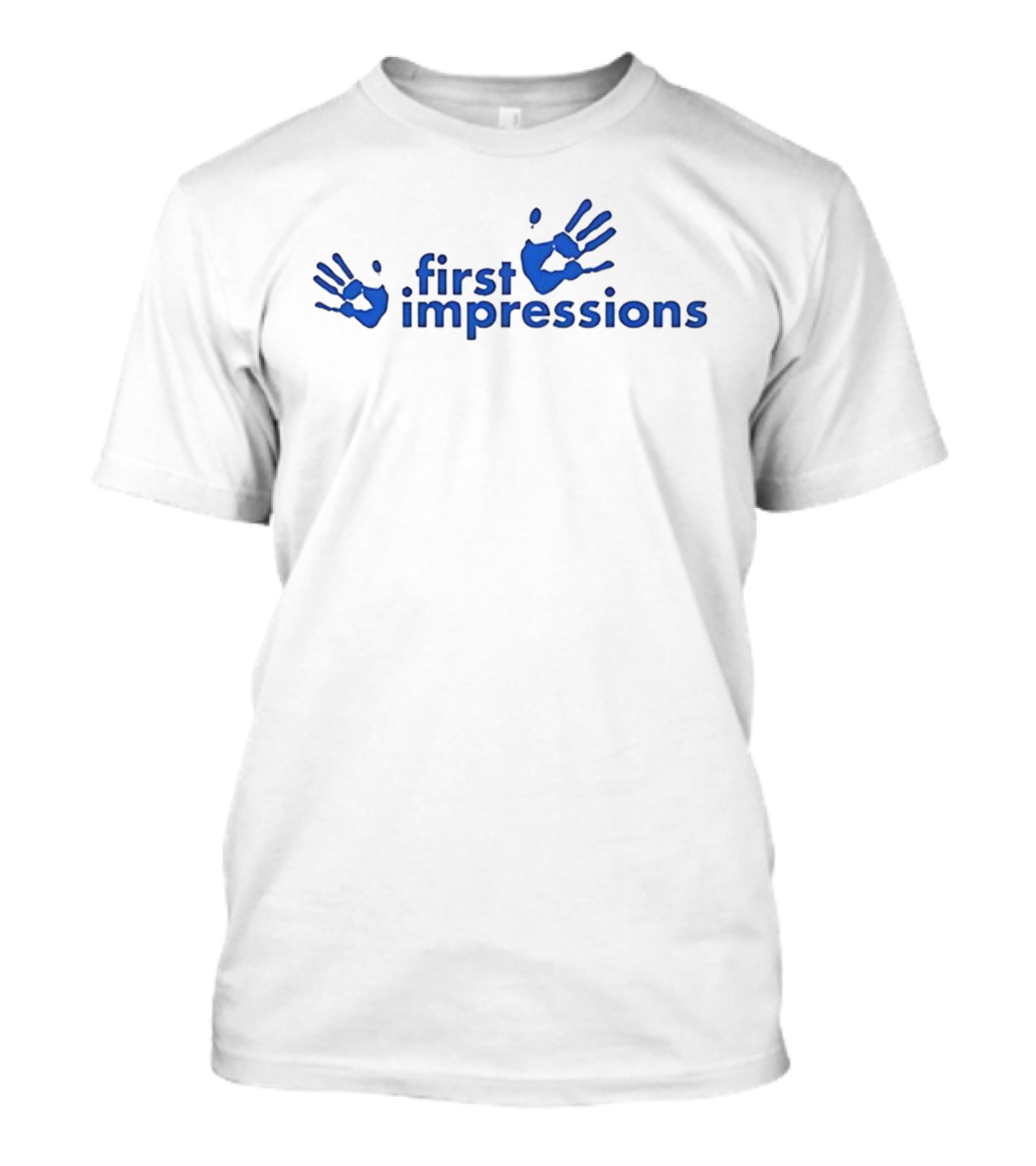 First Impressions Blue Handprints T-Shirt