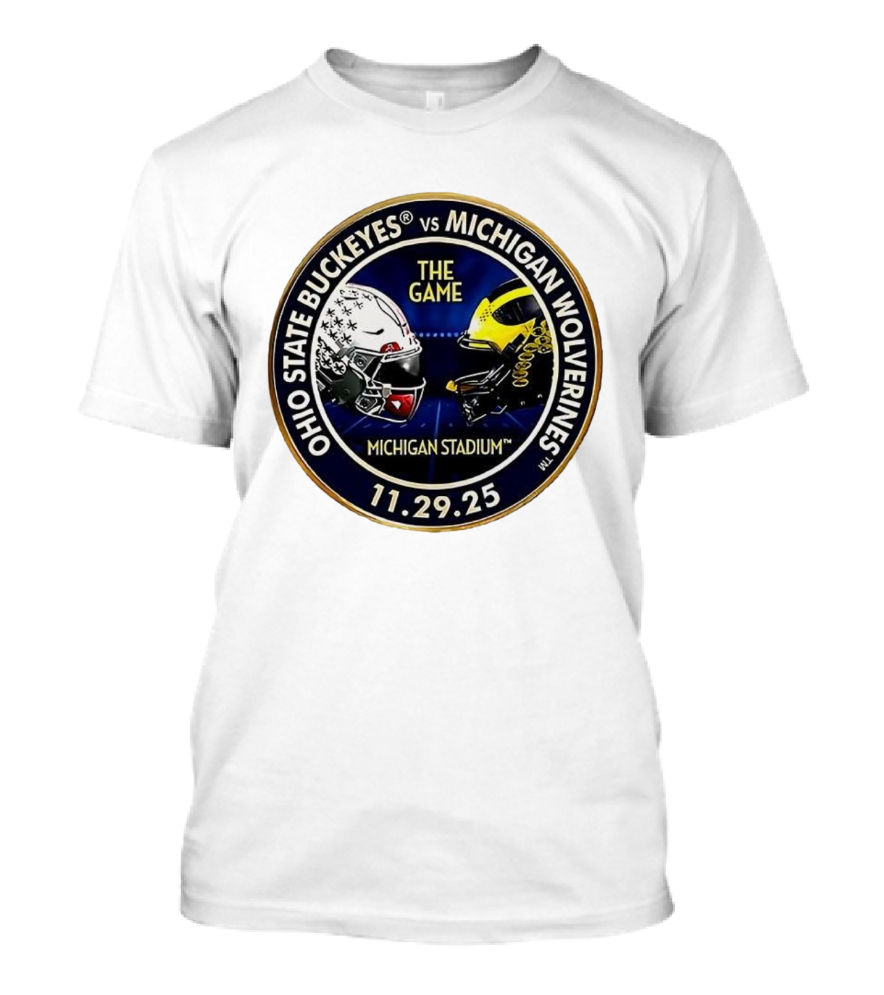 Ohio State Buckeyes Vs Michigan Wolverines The Game Michigan Stadium 11.29.25 T-Shirt
