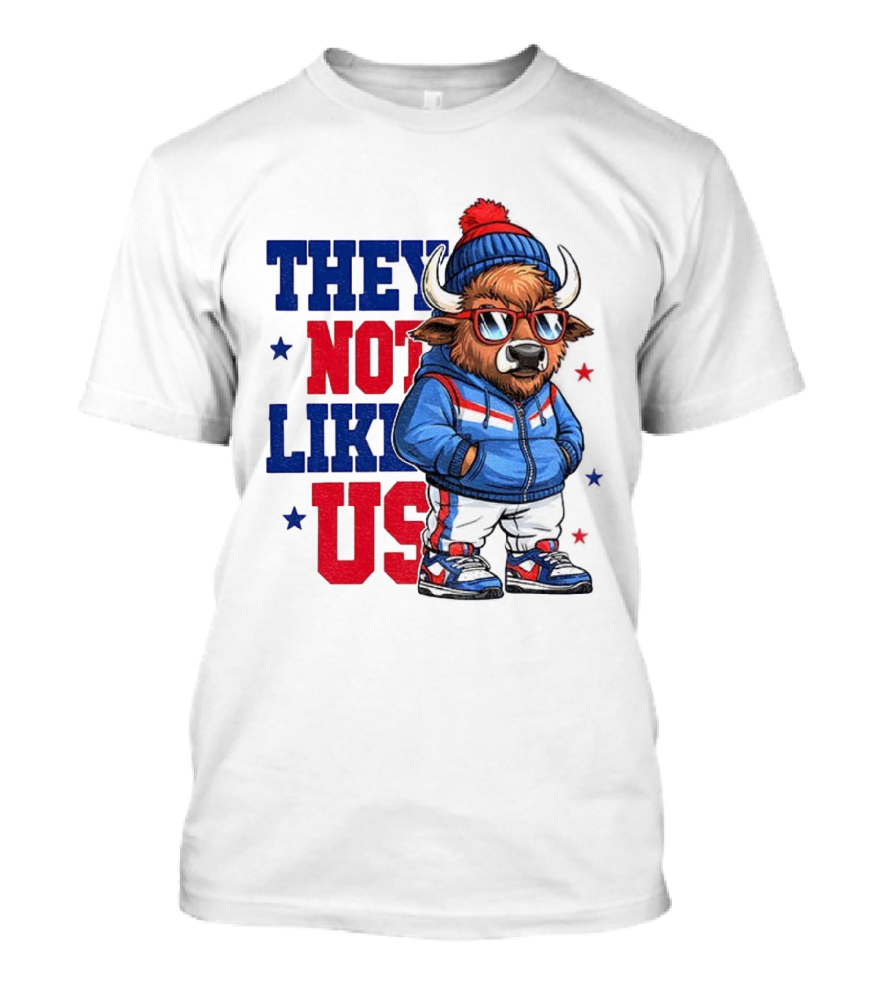 They Not Like Us Buffalo Bills Touchdown 2025 Football NFL T-Shirt