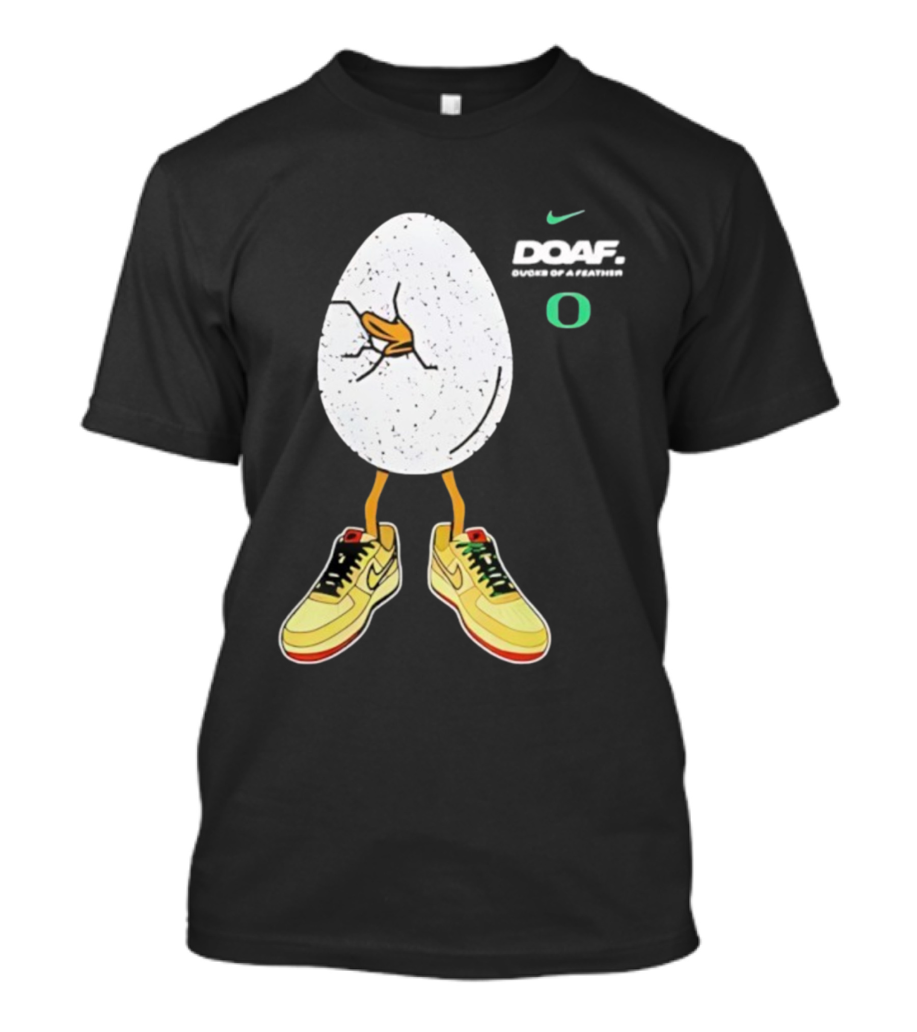 Oregon Football Duck Nike Egg Sneaker Design T-Shirt