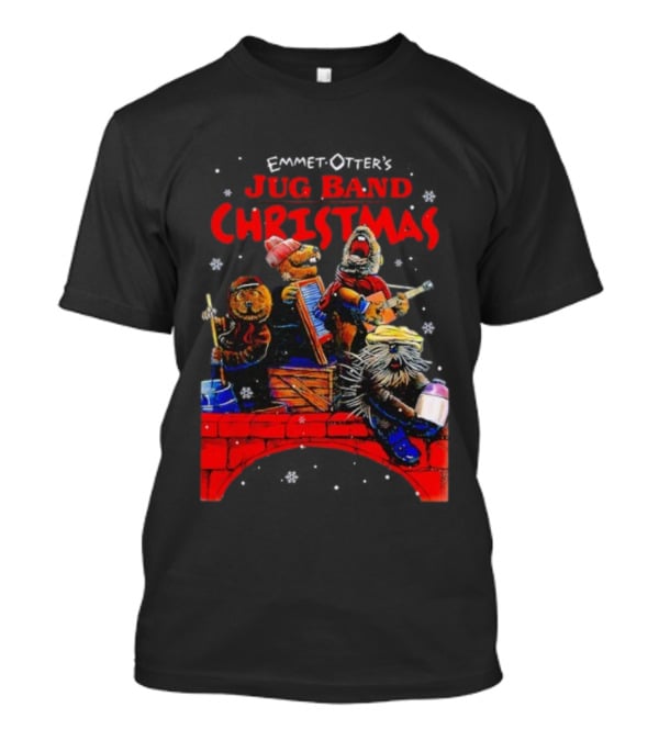 Emmet Otter Jug Band Christmas Movie Characters Holiday Music Scene T-Shirt