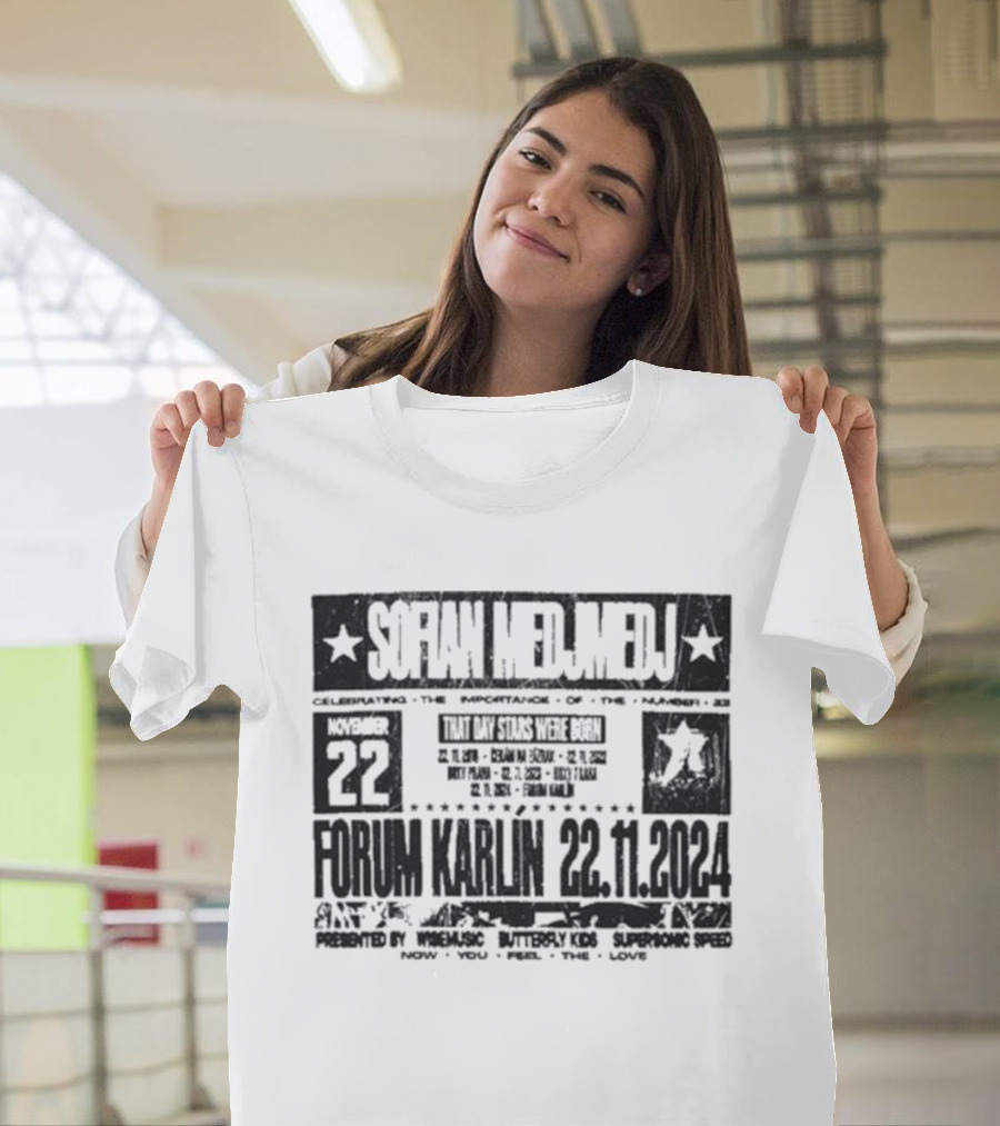 Sofian Medjmedj Czechoslovakia Event Forum Karlin 22 11 2024 T-Shirt