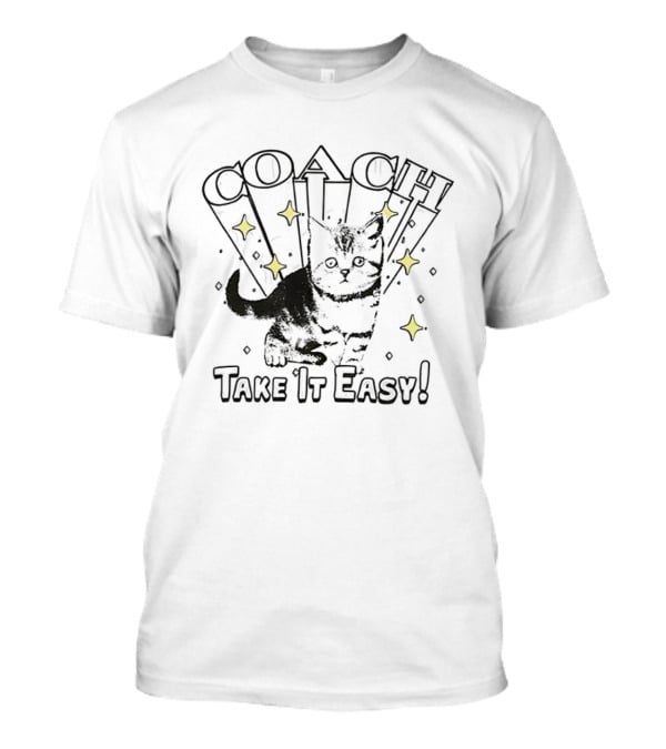 COACH Cat Take It Easy Stars T-Shirt