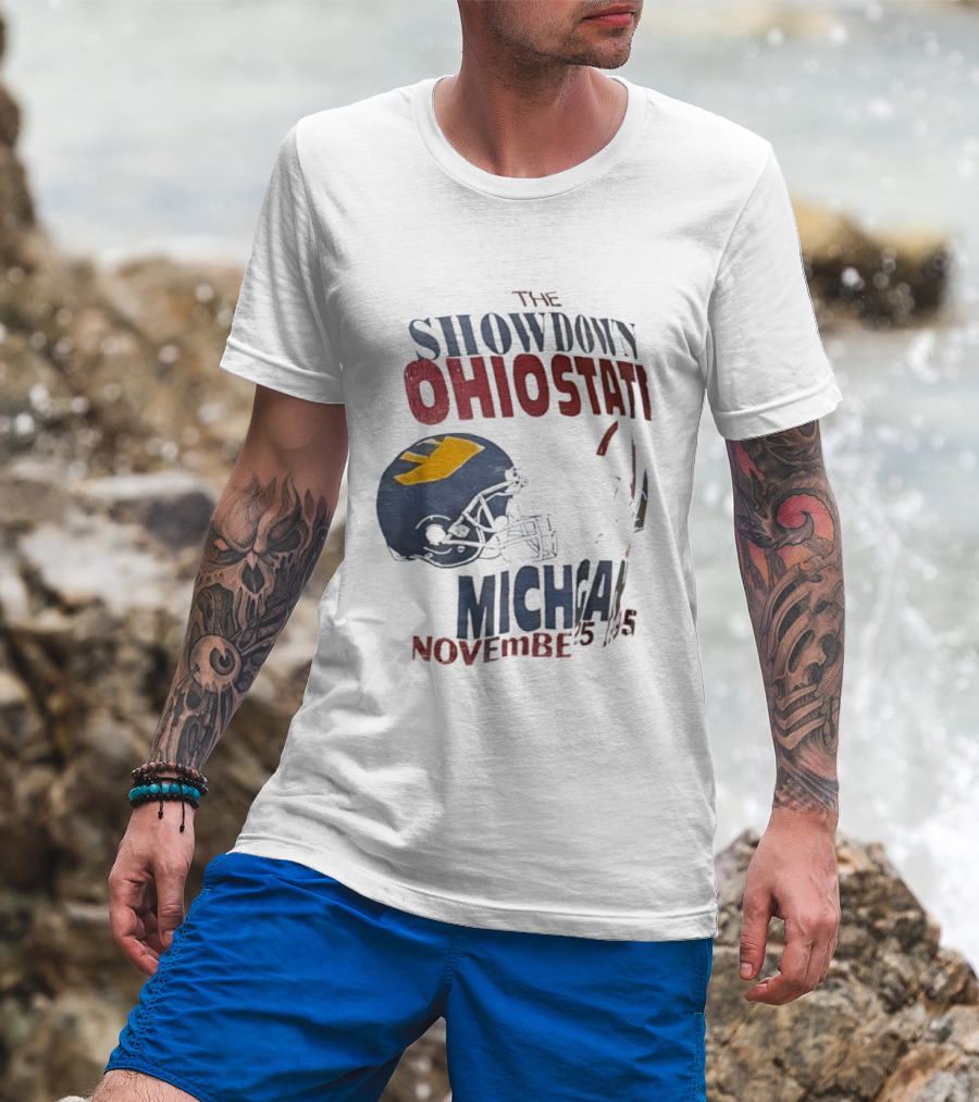 Ohio State Buckeyes Vs Michigan Wolverines Showdown November 25th 1995 T-Shirt
